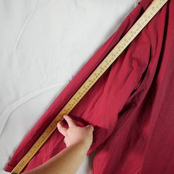 Eddie Bauer WeatherEdge Women’s Size L Coat Fleece Lining Red Removable Hood - Picture 16 of 16